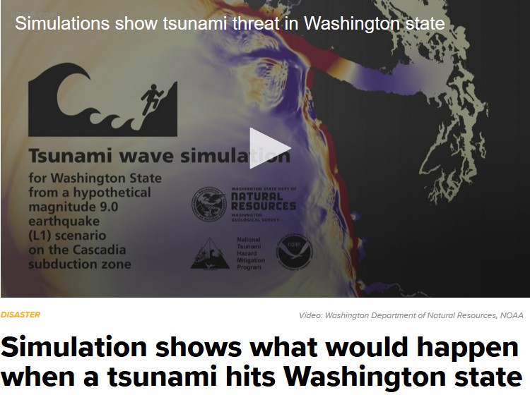 New Tsunami Simulation for Washington and the Pacific Northwest